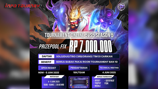 turnamen ml mlbb mole mobile legends juni 2025 prince tour season 5 4 logo