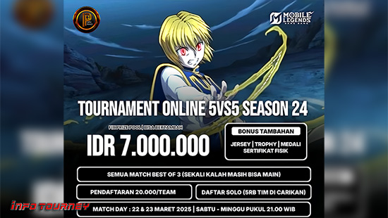 turnamen ml mlbb mole mobile legends maret 2025 prince organizer season 24 3 logo