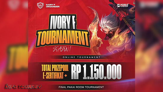 turnamen ml mlbb mole mobile legends mei 2025 ivoryf cup season 1 logo