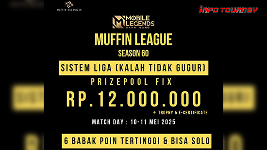 turnamen ml mlbb mole mobile legends mei 2025 muffin season 60 2 logo