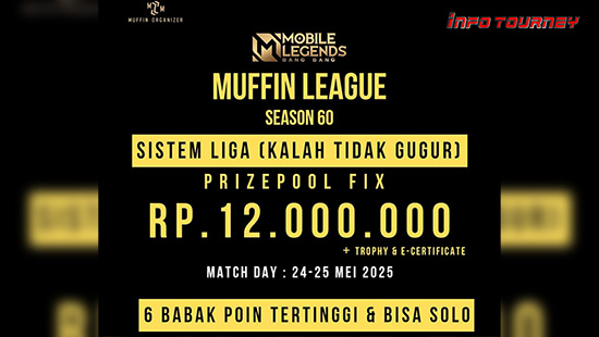 turnamen ml mlbb mole mobile legends mei 2025 muffin season 60 4 logo
