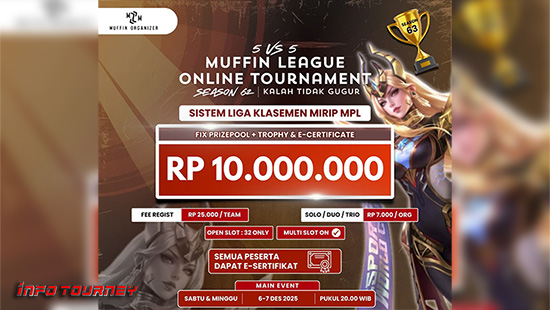 turnamen ml mlbb mole mobile legends november 2025 muffin season 63 1 logo