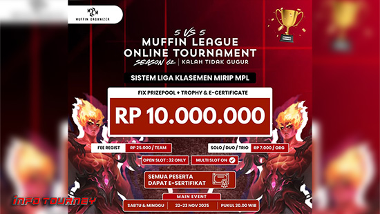 turnamen ml mlbb mole mobile legends oktober 2025 muffin season 62 12 logo