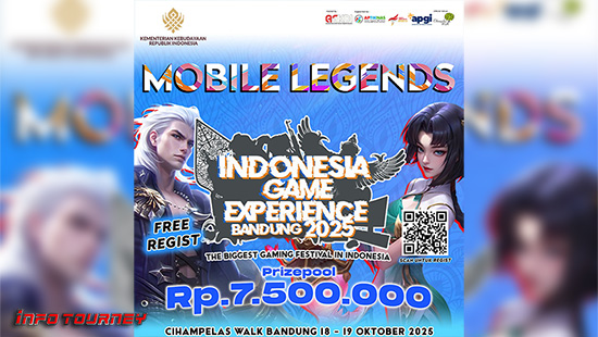turnamen ml mlbb mole mobile legends oktober 2025 igx bandung 2025 logo