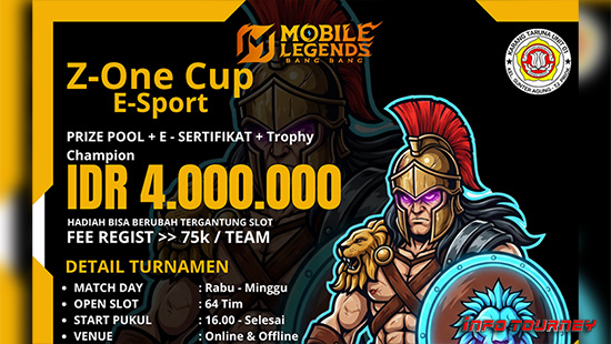 turnamen ml mlbb mole mobile legends november 2025 z one cup esport logo