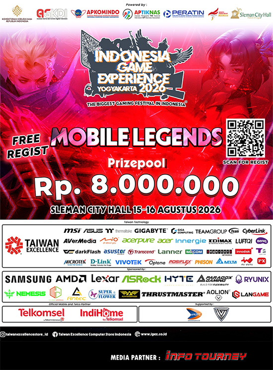 turnamen ml mlbb mole mobile legends agustus 2026 igex yogyakarta 2026 poster