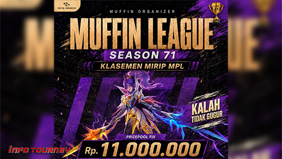 turnamen ml mlbb mole mobile legends agustus 2026 muffin season 71 2 logo