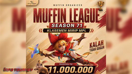turnamen ml mlbb mole mobile legends agustus 2026 muffin season 71 3 logo