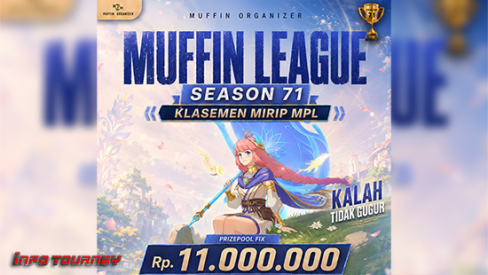 turnamen ml mlbb mole mobile legends agustus 2026 muffin season 71 4 logo