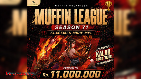 turnamen ml mlbb mole mobile legends agustus 2026 muffin season 71 logo