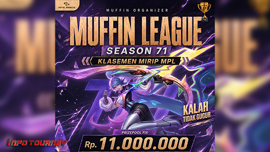turnamen ml mlbb mole mobile legends september 2026 muffin season 71 6 logo
