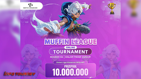turnamen ml mlbb mole mobile legends april 2026 muffin season 64 10 logo