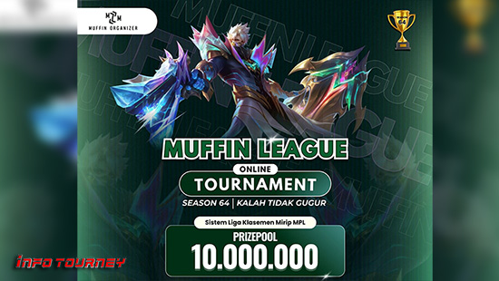 turnamen ml mlbb mole mobile legends april 2026 muffin season 64 8 logo