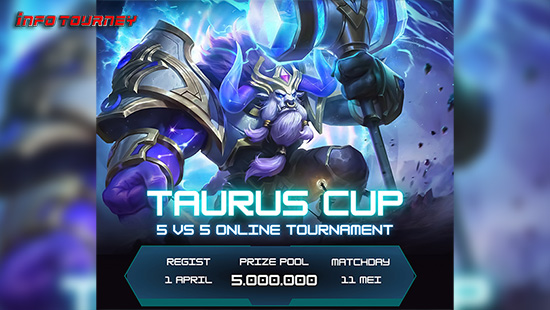 turnamen ml mlbb mole mobile legends april 2026 taurus cup logo