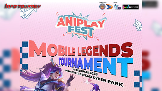 turnamen ml mlbb mole mobile legends februari 2026 aniplay fest 2026 logo