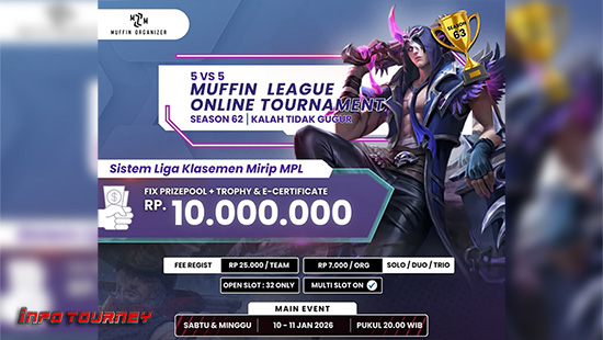 turnamen ml mlbb mole mobile legends januari 2026 muffin season 63 7 logo