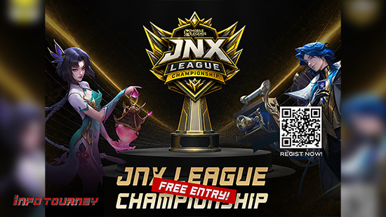turnamen ml mlbb mole mobile legends agustus 2026 jnx league championship logo