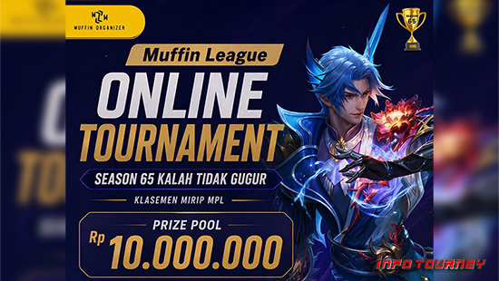 turnamen ml mlbb mole mobile legends juli 2026 muffin season 65 12 logo