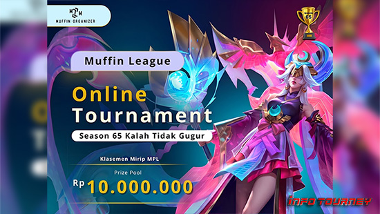 turnamen ml mlbb mole mobile legends juni 2026 muffin season 65 6 logo
