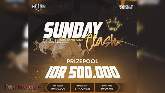 turnamen ml mlbb mole mobile legends juni 2026 sunday clash june 2026 logo