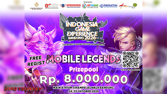 turnamen ml mlbb mole mobile legends oktober 2026 igex bandung 2026 logo