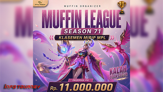 turnamen ml mlbb mole mobile legends september 2026 muffin season 71 10 logo