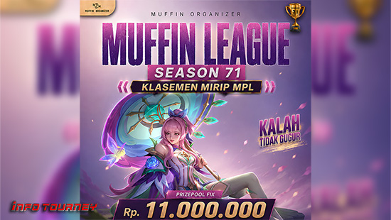 turnamen ml mlbb mole mobile legends september 2026 muffin season 71 11 logo