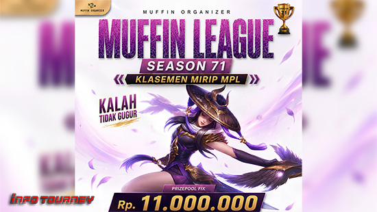 turnamen ml mlbb mole mobile legends september 2026 muffin season 71 13 logo