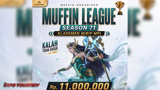 turnamen ml mlbb mole mobile legends september 2026 muffin season 71 14 logo