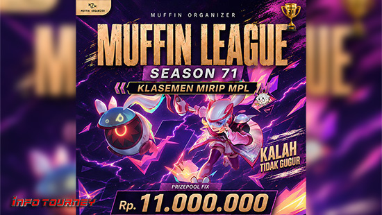 turnamen ml mlbb mole mobile legends september 2026 muffin season 71 7 logo