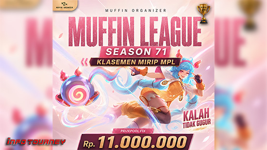 turnamen ml mlbb mole mobile legends september 2026 muffin season 71 8 logo