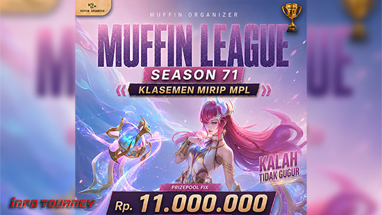 turnamen ml mlbb mole mobile legends september 2026 muffin season 71 9 logo