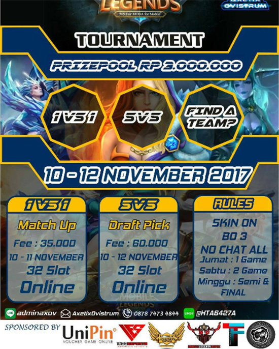turnamen mobile legends axov november 2017 poster