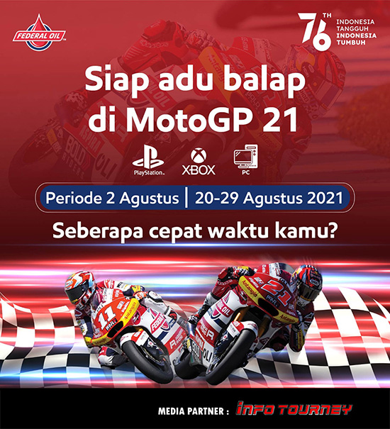 turnamen motogp motogp21 agustus 2021 siap adu balap di motogp21 periode 4 poster