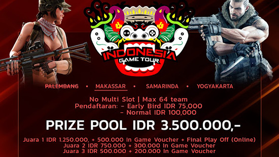 turnamen pb pointblank indonesia game tour makassar qualifier april 2018 logo