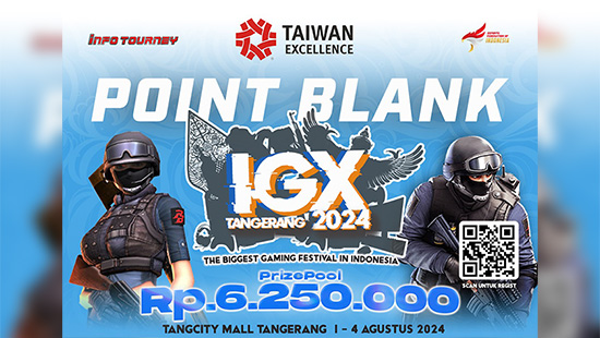 turnamen pb point blank agustus 2024 igx tangerang 2024 logo