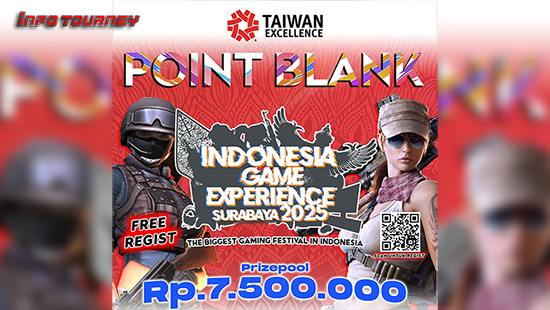 turnamen pb point blank agustus 2025 igx surabaya 2025 logo