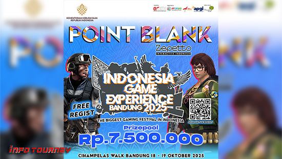 turnamen pb point blank oktober 2025 igx bandung 2025 logo