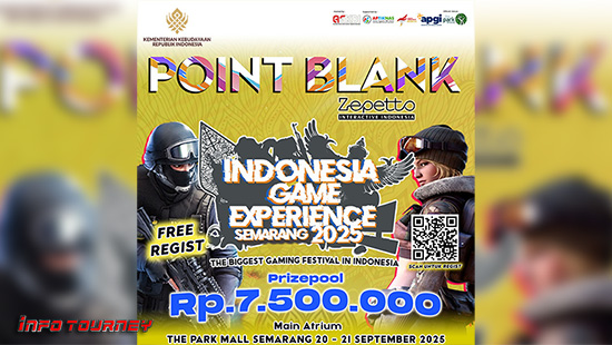 turnamen pb point blank september 2025 igx semarang 2025 logo