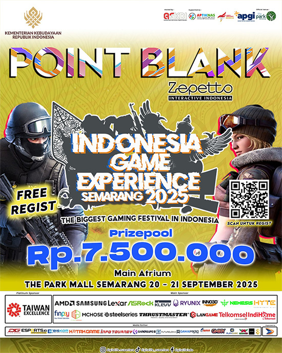 turnamen pb point blank september 2025 igx semarang 2025 poster