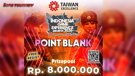 turnamen pb point blank juli 2026 igex jakarta 2026 logo