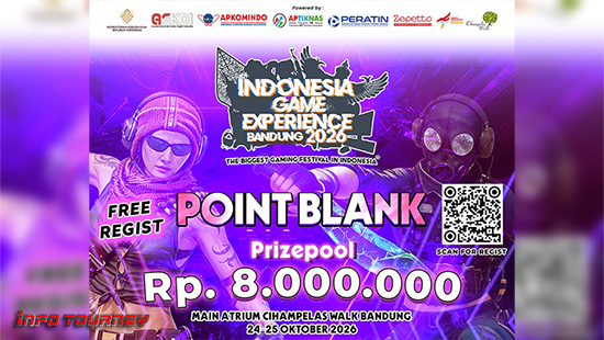 turnamen pb point blank oktober 2026 igex bandung 2026 logo