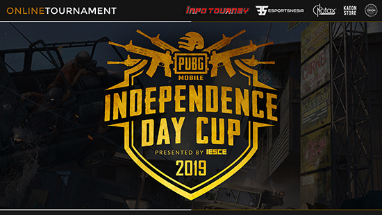 turnamen pubgm pubgmobile agustus 2019 independence day cup 2019 logo