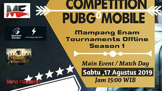 turnamen pubgm pubgmobile agustus 2019 mampang enam season 1 logo