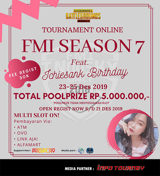 turnamen pubgm pubgmobile desember 2019 fmi season 7 poster
