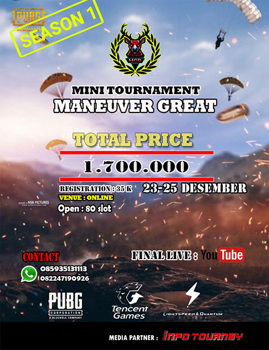 turnamen pubgm pubgmobile desember 2019 mgr season 1 poster