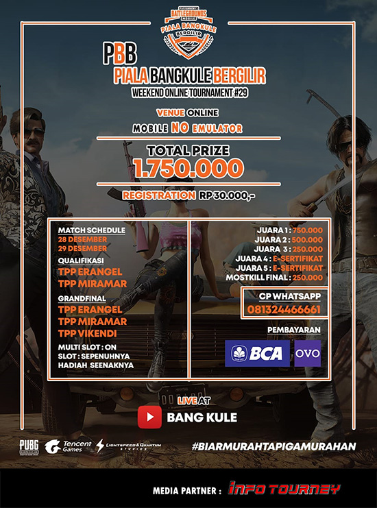 turnamen pubgm pubgmobile desember 2019 pbb season 29 poster