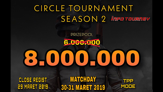 turnamen pubgm pubgmobile circle tournament season 2 maret 2019 logo