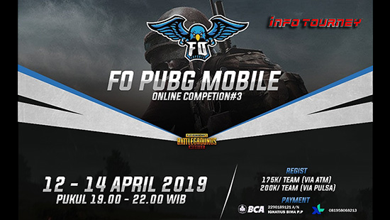 turnamen pubgm pubgmobile fo esports season 3 april 2019 logo