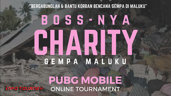 turnamen pubgm pubgmobile november 2019 bossnya charity logo